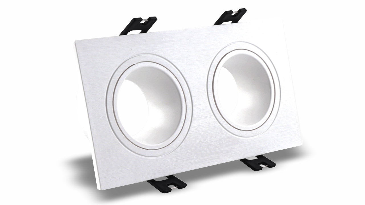 Cardan cuadrada doble blanca