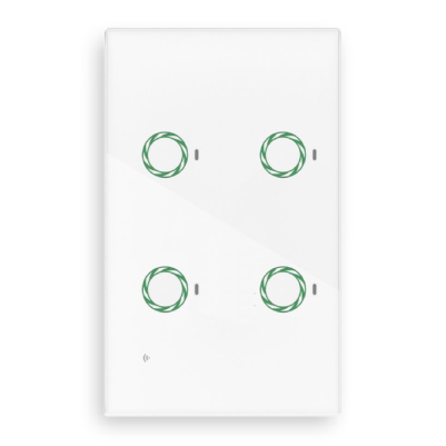 Interruptor cuádruple